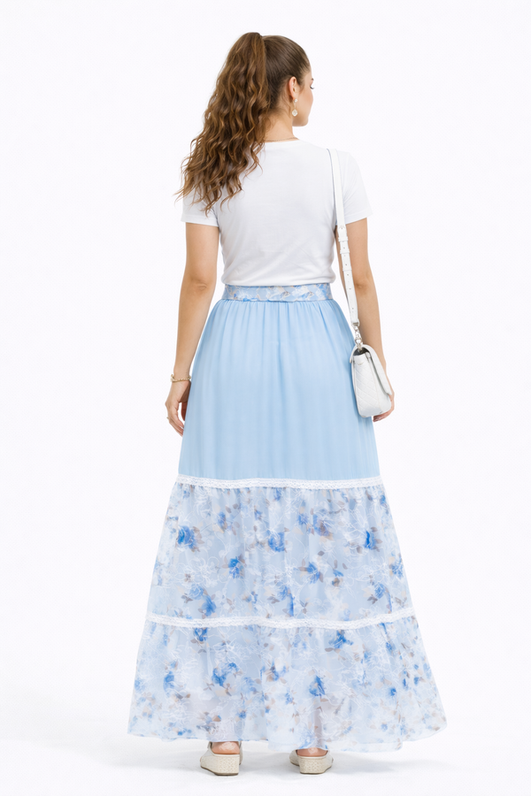 Blue Oasis Skirt