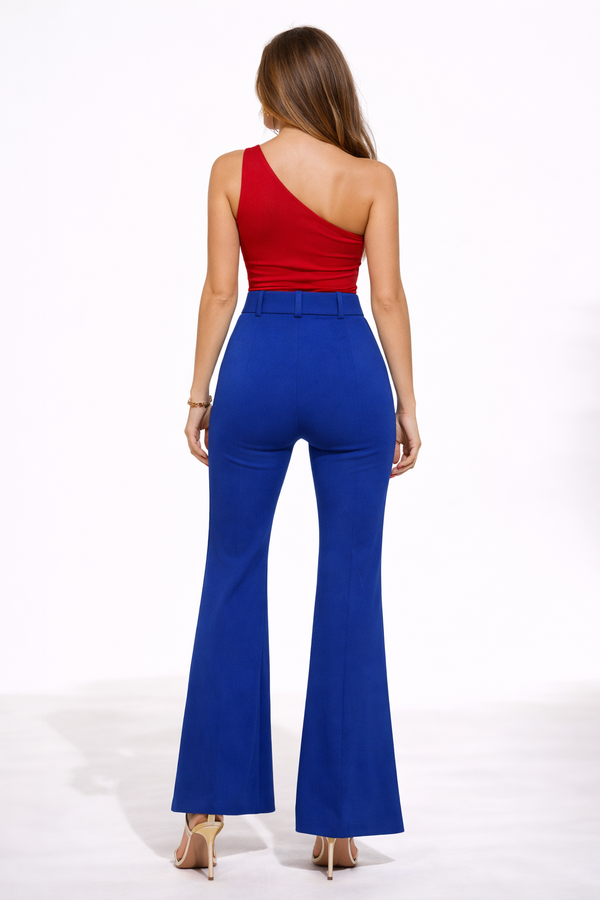 Blue Formal Pants