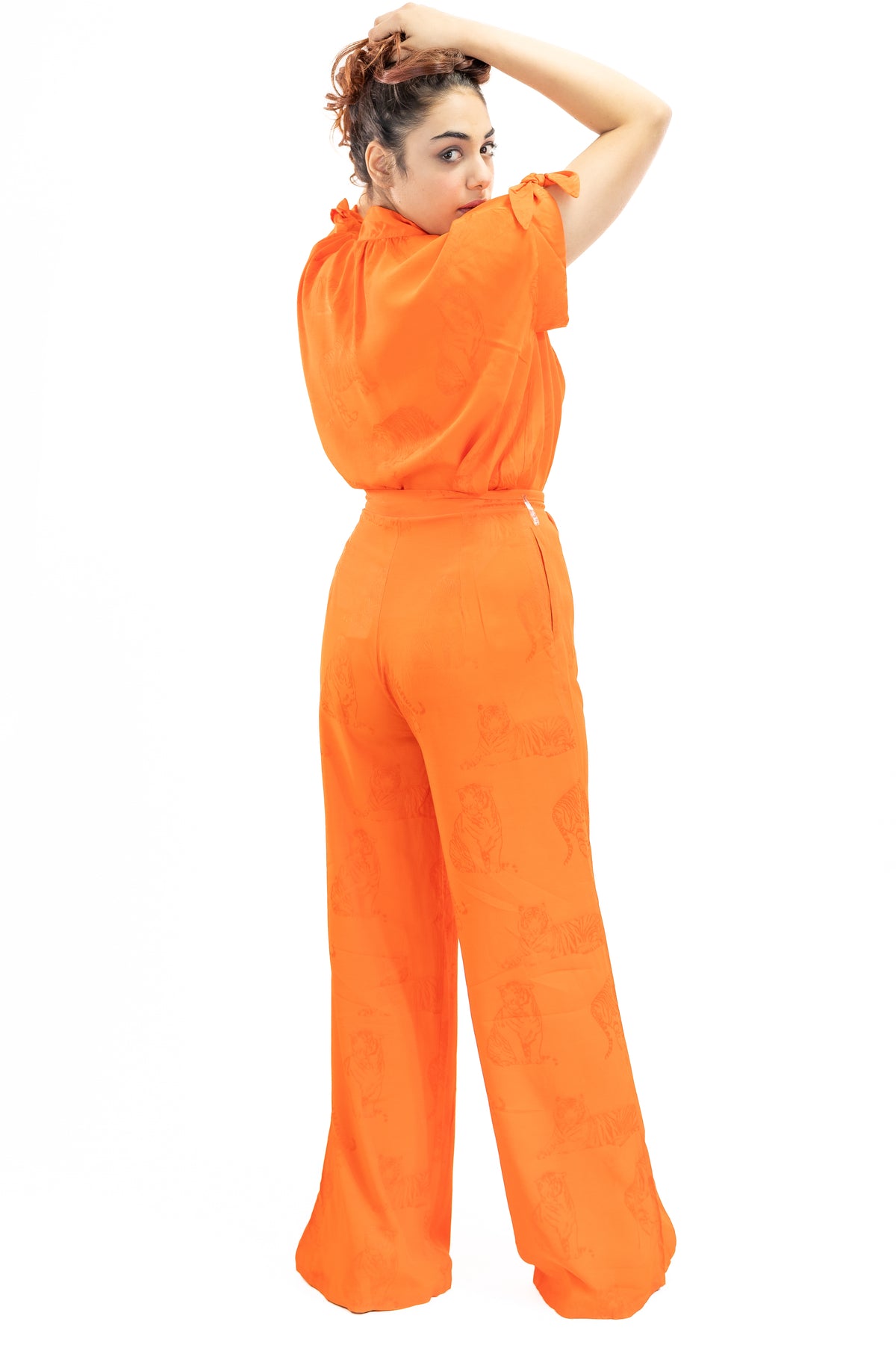 Flared Orange pants