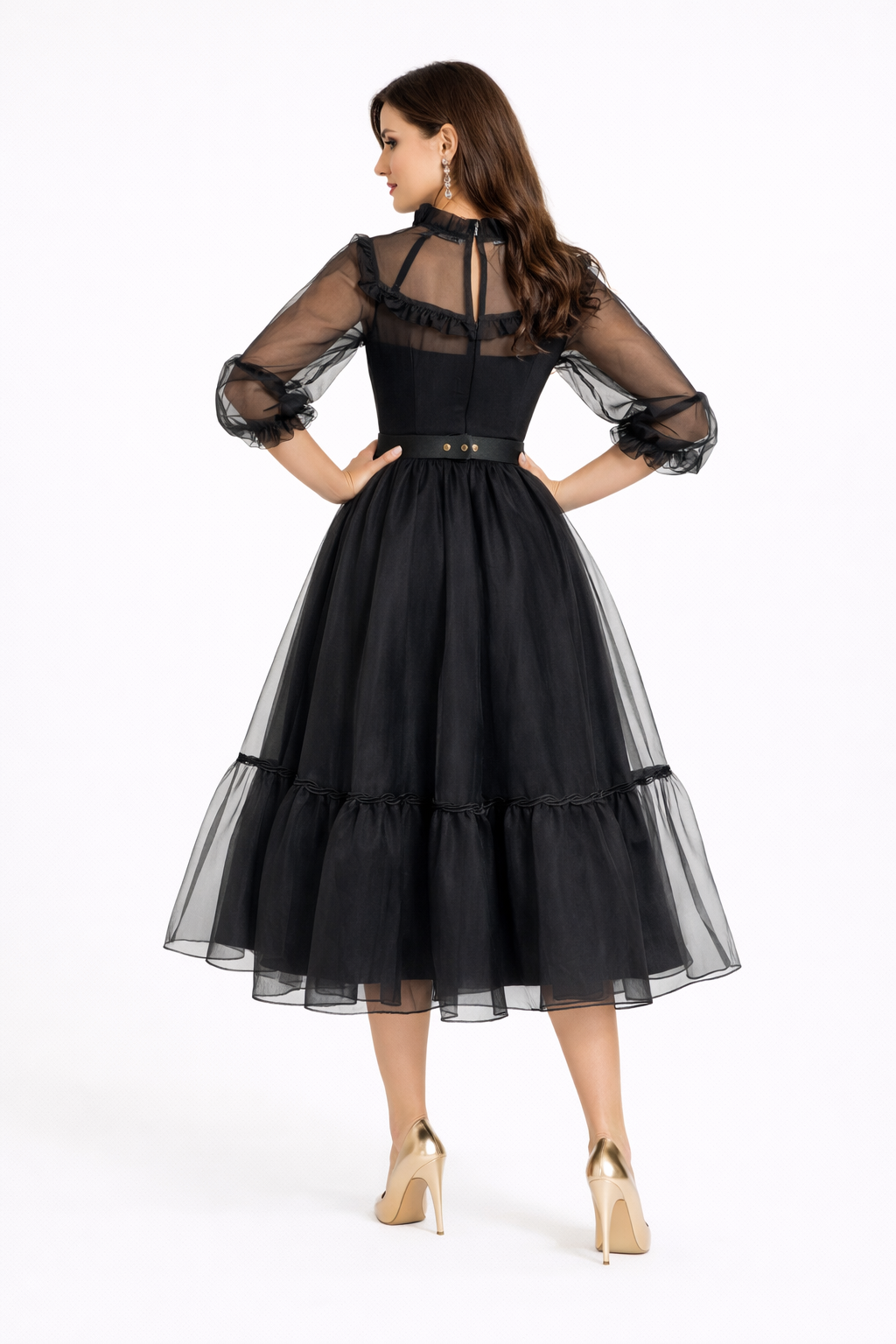 Black cocktail dress