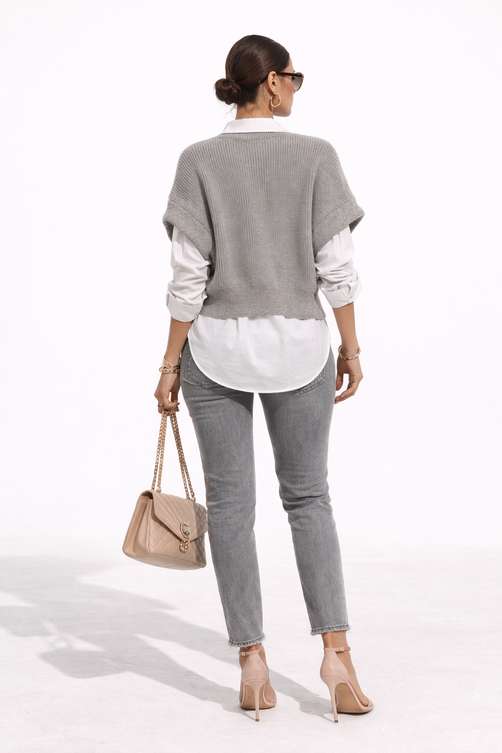 Sweater and Shirt combo Set