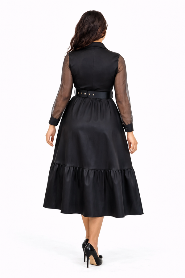 Sheer On black dress