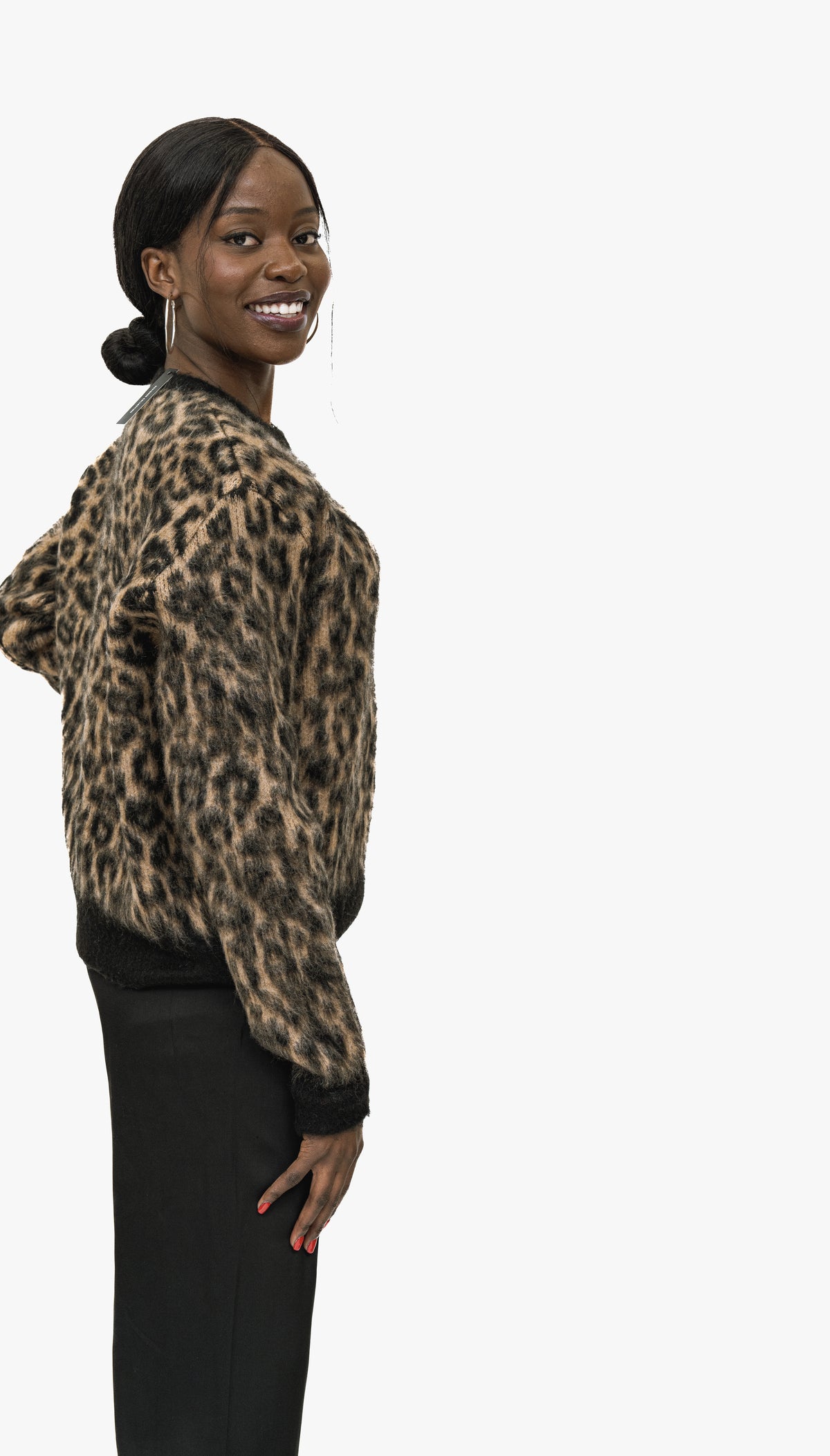 Leopard Print Kintwear sweater