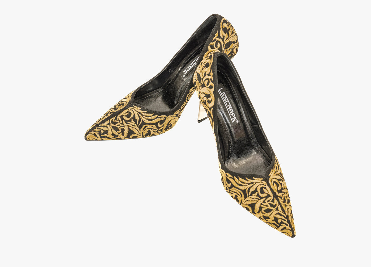 Stiletto - Gold & black