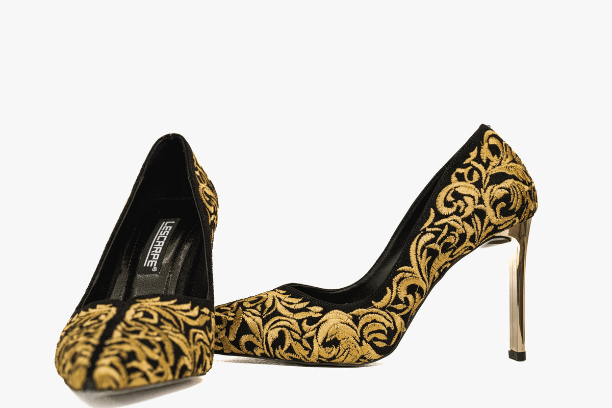 Stiletto - Gold & black