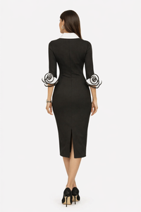 Roses with collars dress