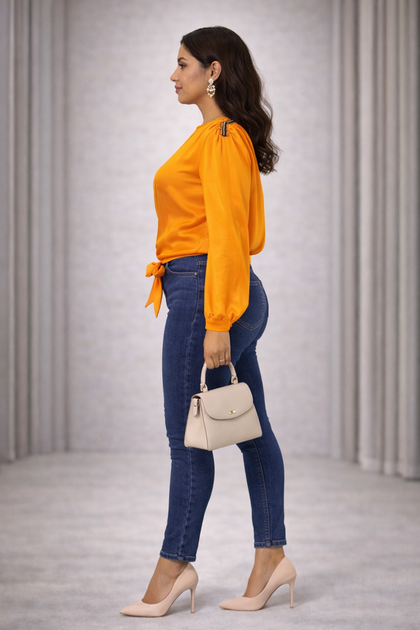 Goodness tie up blouse