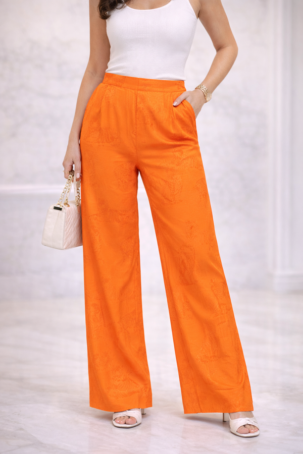Flared Orange pants