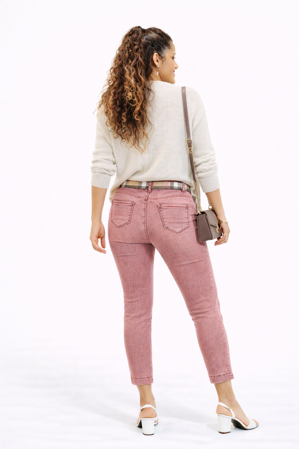 Dusty pink jeans