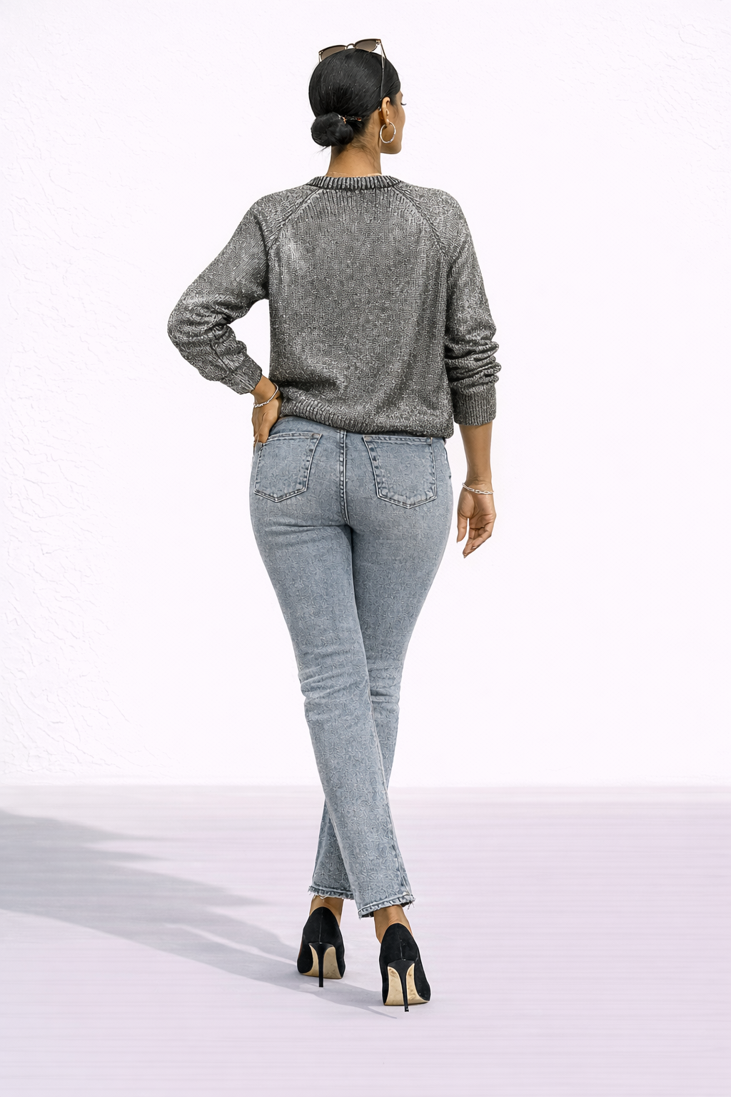 Black Silver knitwear sweater